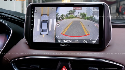 Màn hình DVD Android liền camera 360 xe Hyundai Santafe 2019 - 2020 | Elliview S4 Premium